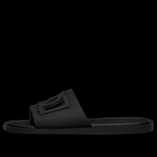 Dolce & Gabbana Tonal Logo Slides 'Black'