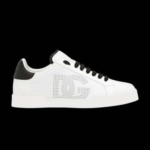 Dolce & Gabbana Portofino 'Perforated DG Logo - White Black'