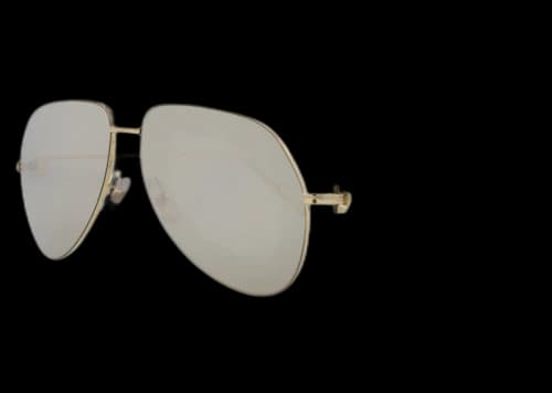 Cartier Aviator Sunglasses Gold/Gold/Gold (CT0110S-30003109-007)