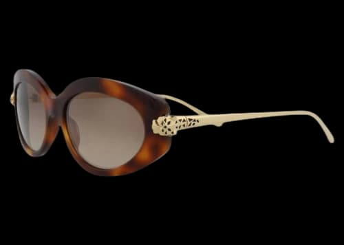 Cartier Round Sunglasses Havana/Gold/Brown (CT0213S-30007927-002)