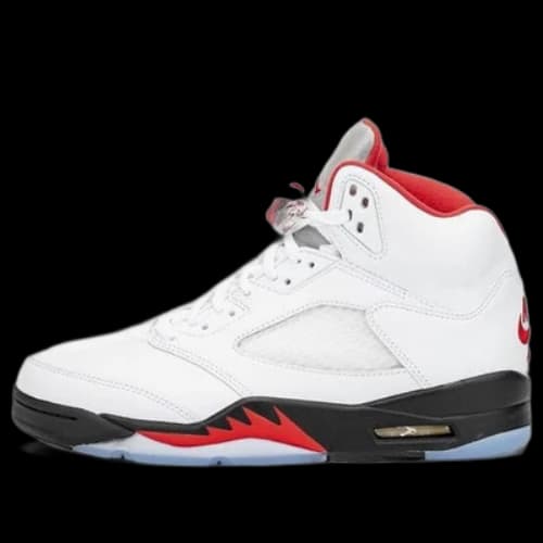 Air Jordan 5 OG Fire Red 2020 'White Red'