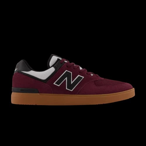 New Balance 574 Burgundy Court Gum