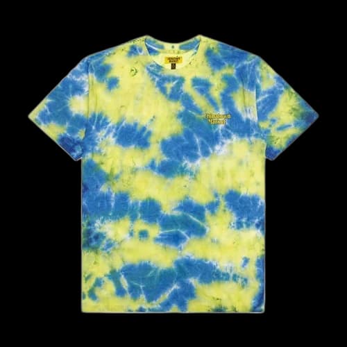 Chinatown Market Call My Lawyer Tie Dye T-Shirt 'Yellow Dye'