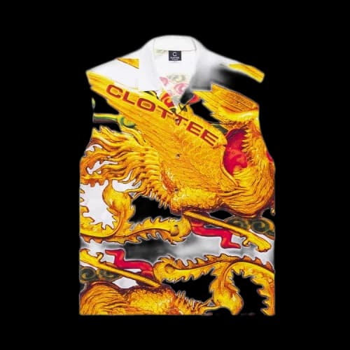 CLOT Dragon Phoenix Shirt 'White'