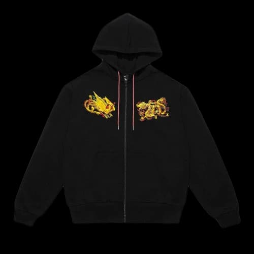 CLOT Dragon Phoenix Hoodie 'Black'