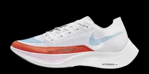 Nike ZoomX Vaporfly Next% 2 White Laser Blue Rush Orange