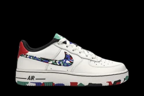 Nike Air Force 1 Low Crayon White Multi (GS)