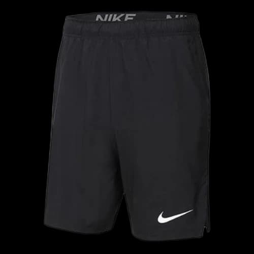 Nike Solid Color Woven Training Athleisure Casual Sports Shorts Black