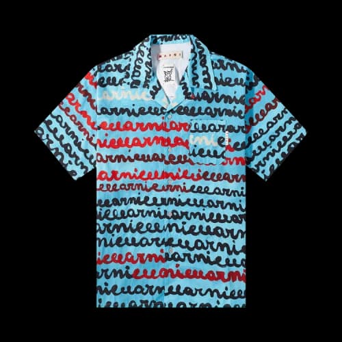 Marni Short-Sleeve Shirt 'Turquoise'