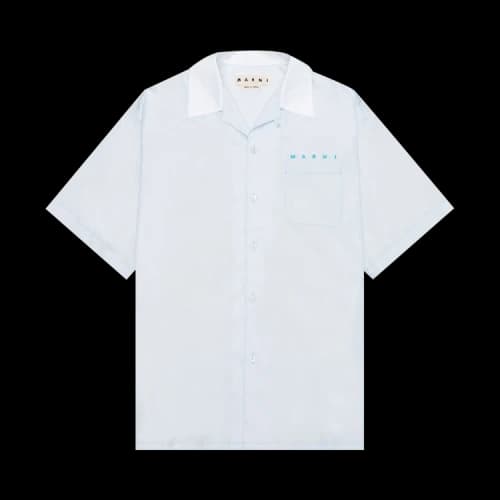 Marni Short-Sleeve Shirt 'Alluminium'