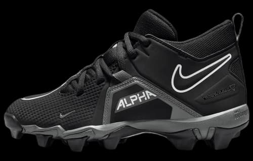 (GS) Nike Alpha Menace 3 Shark Football Cleats 'Black'