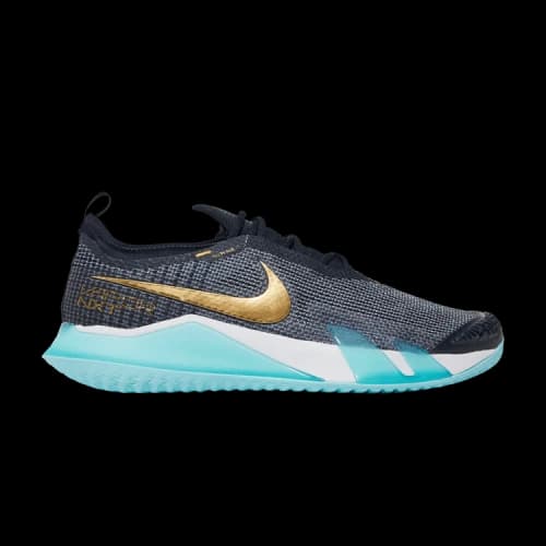 Nike Court React Vapor NXT 'Obsidian Metallic Gold'