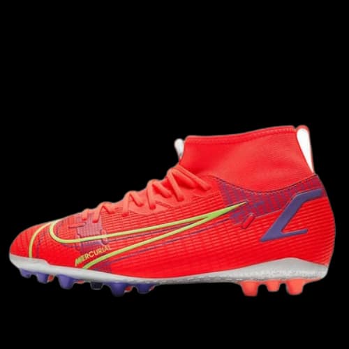 (GS) Nike Mercurial Superfly 8 Academy AG Artificial Grass 'Dark Red Purple'
