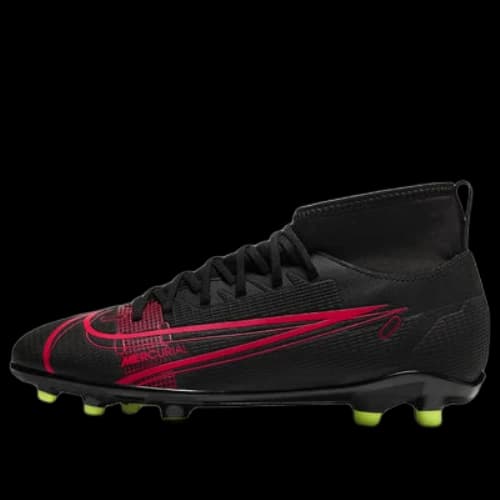 (GS) Nike JR Mercurial Superfly 8 Club MG 'Black Red'