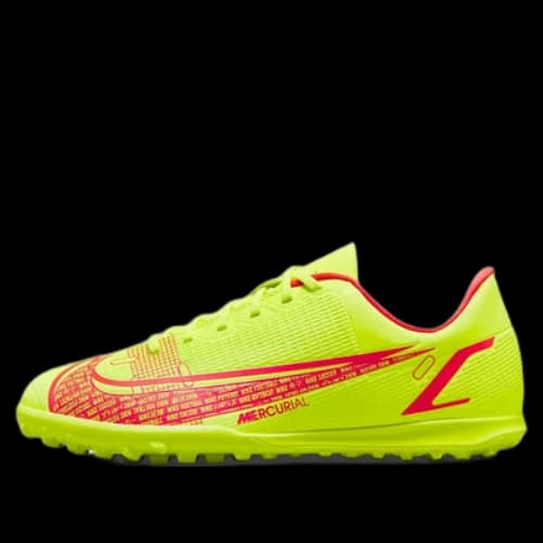 (GS) Nike Jr Mercurial Vapor 14 Club TF Turf K Soccer Shoes Yellow