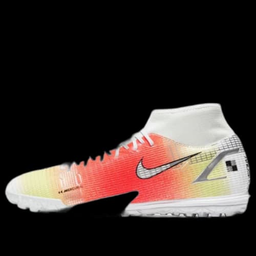 Nike Mercurial Superfly 8 Academy MDS TF Turf 'Orange Yellow Silver'