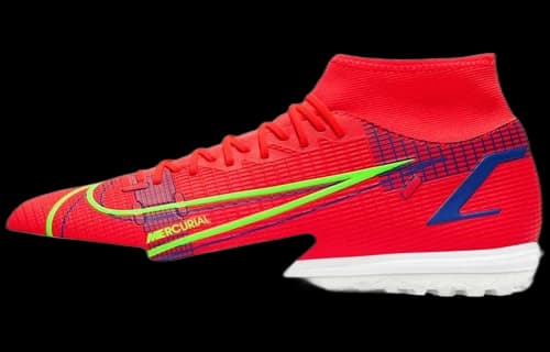 Nike Mercurial Superfly 8 Academy TF Turf 'Red Neon Green'