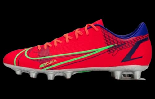Nike Mecurial Vapor 14 Academy HG Hard Ground Cleats 'Bright Crimson Indigo Burst'