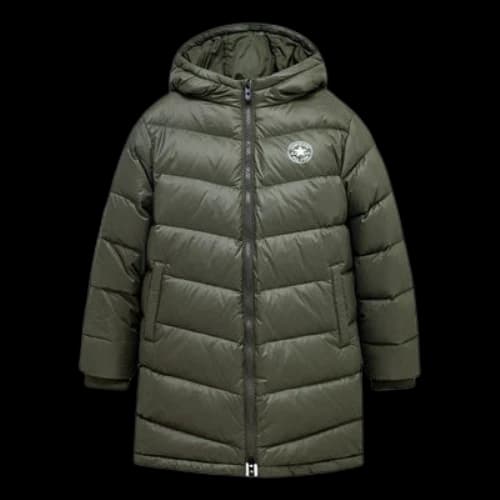(PS) Converse Long Down Jacket 'Olive Green'