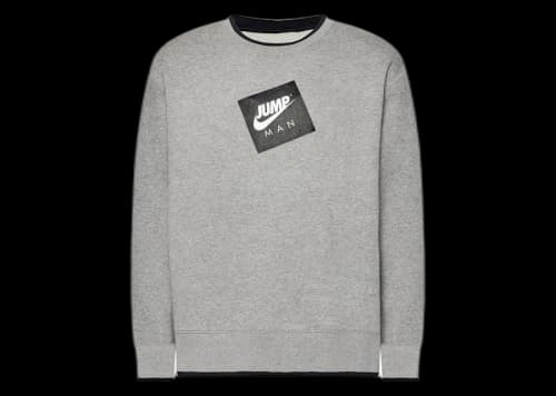 Jordan Jumpman Classics Fleece Crewneck Grey