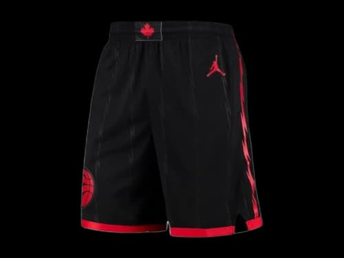 Jordan Toronto Raptors Statement Edition Dri-Fit Shorts Black/Red