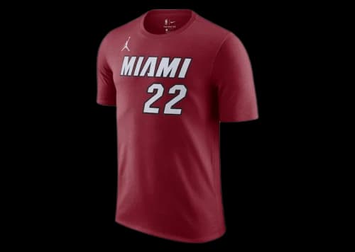 Jordan NBA Miami Heat Jimmy Butler Statement Edition T-shirt Red