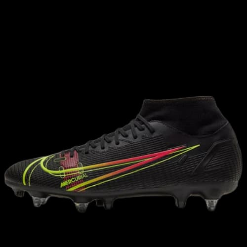 Nike Mercurial Superfly 8 Academy SG Pro 'Black Yellow Red'