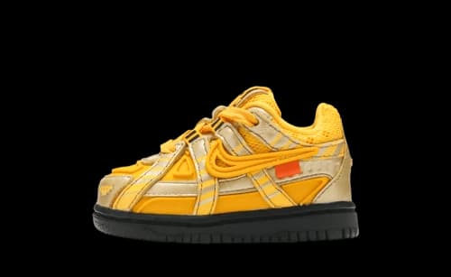 Nike Air Rubber Dunk Off-White University Gold (TD)