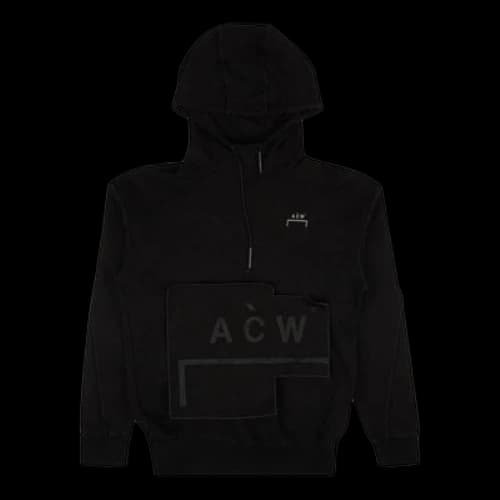 A-COLD-WALL* Velcro Logo Patch Hoodie 'Black'
