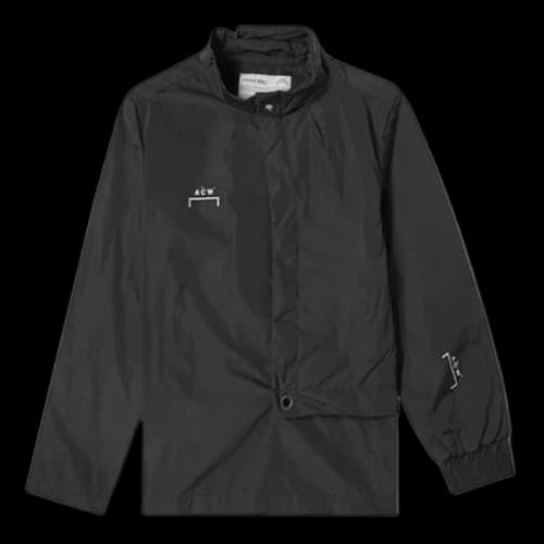 A-COLD-WALL* Padded Split Panel Sweat logo Jacket Unisex Black