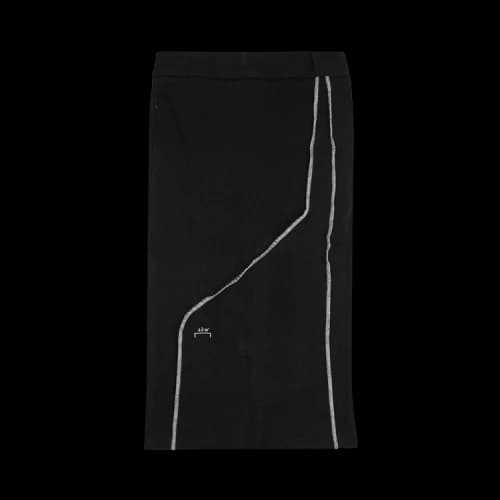 A-Cold-Wall* Ribbed Fitted Pencil Skirt 'Black'