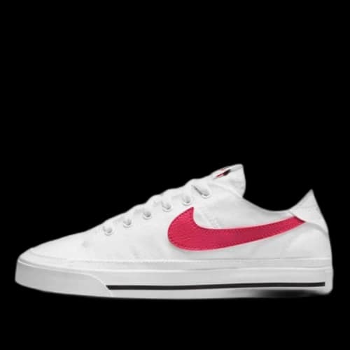 Nike Court Legacy Canvas Low-Top Sneakers White/Pink (Women's)