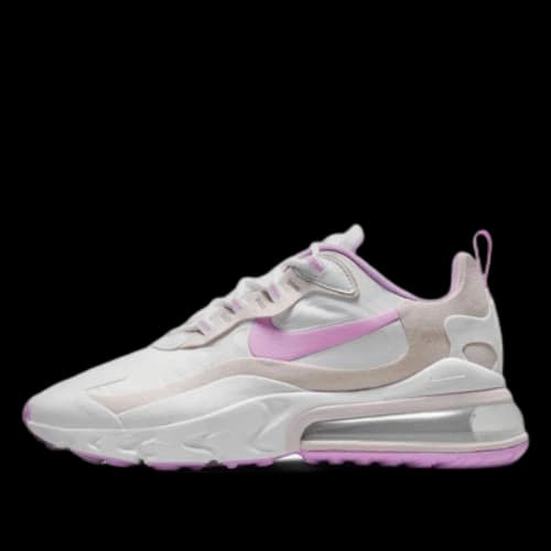 Nike Air Max 270 React 'White Fuchsia Glow Platinum Violet' (Women's)
