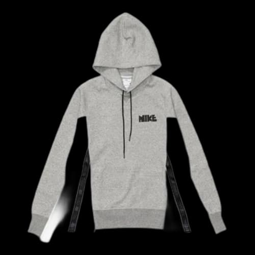 Nike x sacai Logo Hoodie Asia Sizing 'Grey'