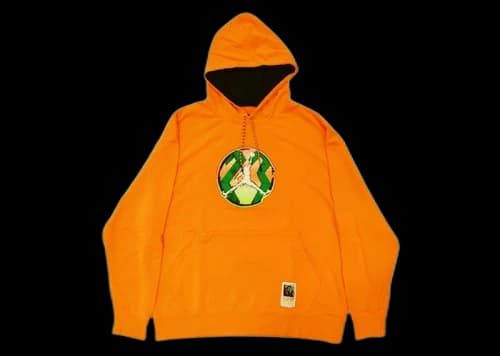 Jordan Sport DNA Washed Pullover Hoodie Orange
