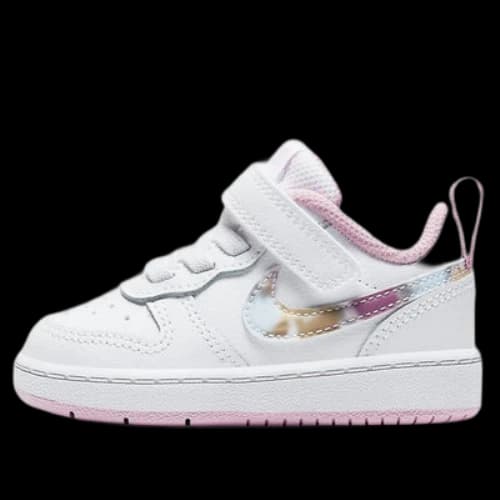 (TD) Nike Court Borough Low 2 SE 'White Pink'