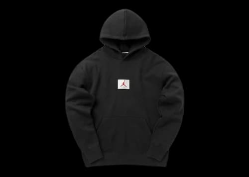 Jordan Flight Graphic Pullover Hoodie Black/Gym Red