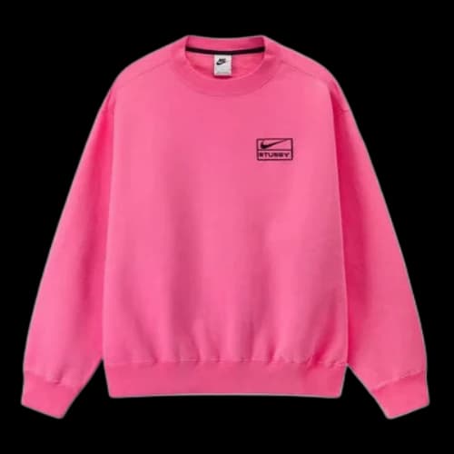 Nike x Stussy Sweatshirt 'Pink Black'