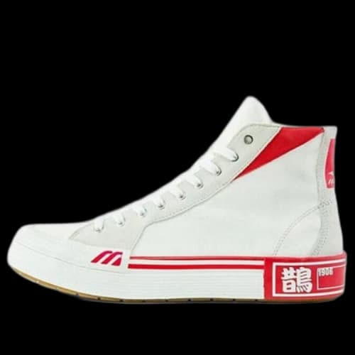 Mizuno Courts Hi Ec 'White Red'