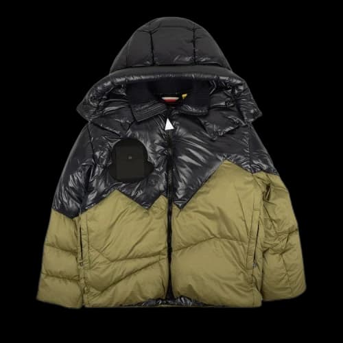Moncler Arbonne Two Tone Quilted Puffer Jacket 'Green'