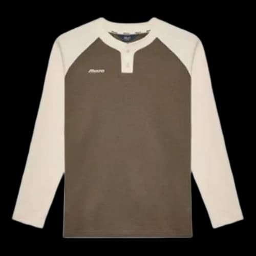 Mizuno Heritage Long Sleeve Shirt 'Beige'