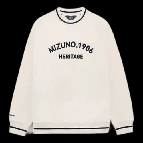 Mizuno Heritage Casual Sweater 'Beige'