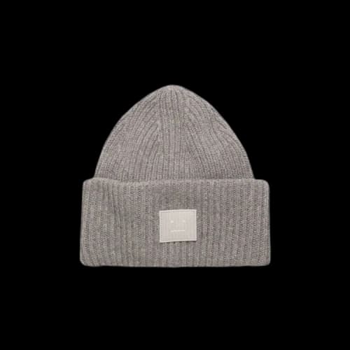 Acne Studios Pansy N Face Beanie 'Grey Melange'