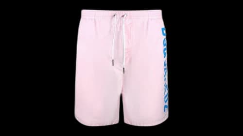 Dsquared2 Large Logo Swim Shorts Pink