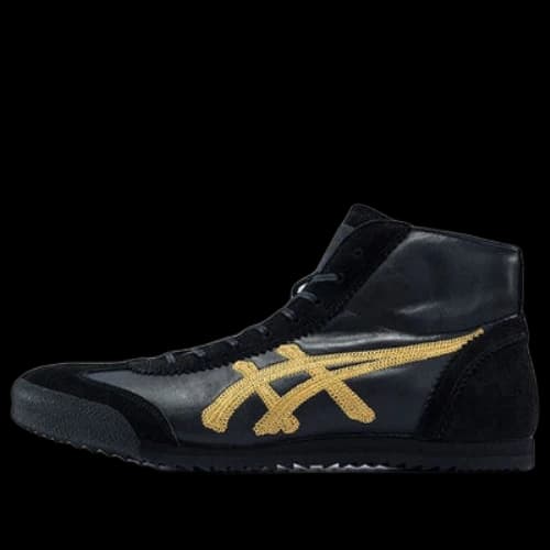 Onitsuka Tiger Mexico Mid Runner 'Black Rich Gold'