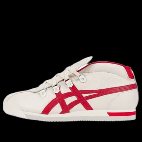 Onitsuka Tiger Schanze 72 Shock Absorption Non-Slip Shoes/Sneakers White Red