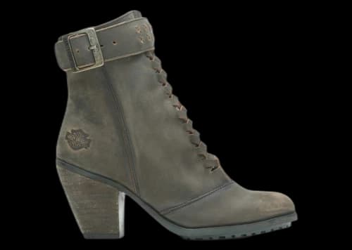 Harley-Davidson Calkins LS 8" Boots Smoke Gray (Women's)