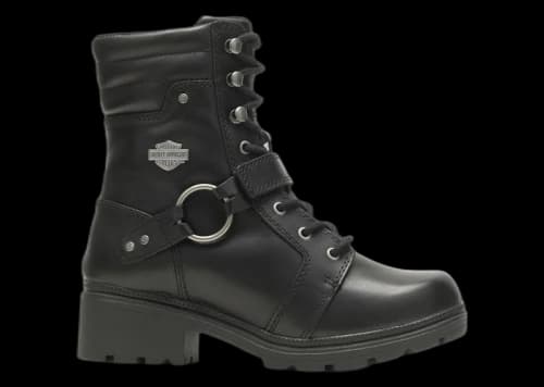 Harley-Davidson Tegan 6" Lace Harness Boots Black (Women's)