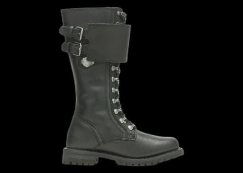 Harley-Davidson Grimes 12" Lace Boots Black (Women's)
