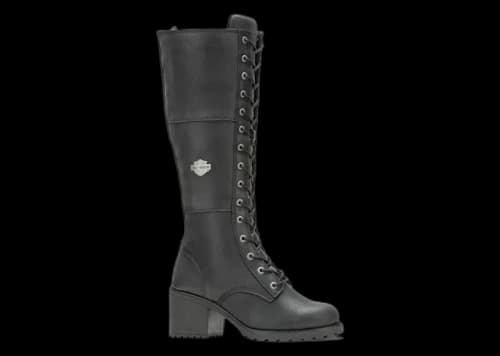 Harley-Davidson Aldona 14" Lace Boots Black (Women's)